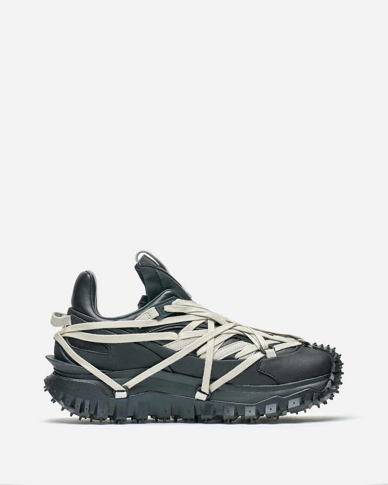 Rick Owens Men's Sneakers Moncler Trailgrip Megalace in Black