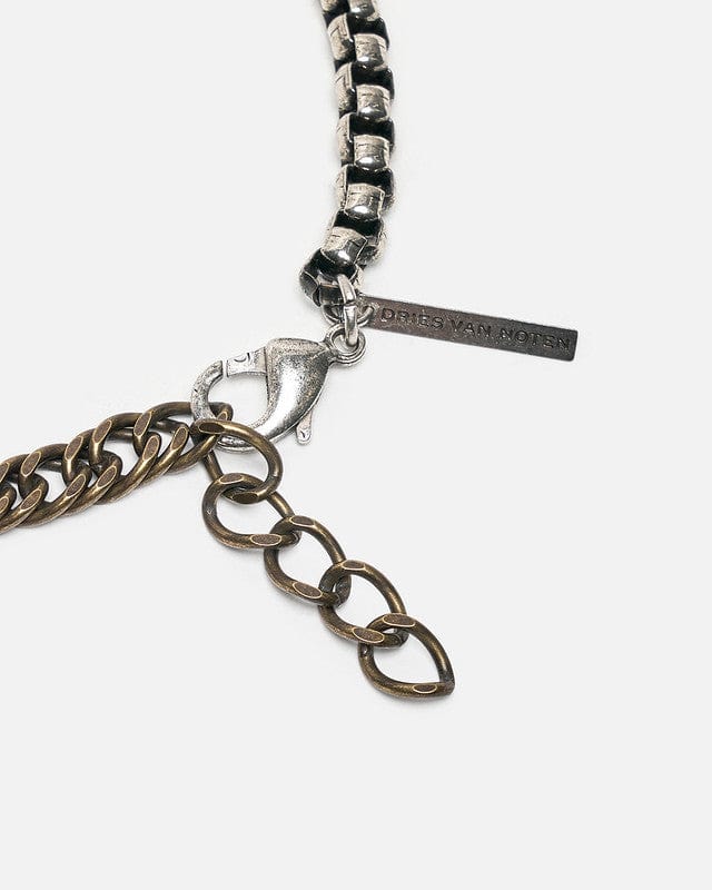 Dries Van Noten Jewelry OS Necklace in Silver/Brass