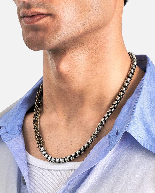 Dries Van Noten Jewelry OS Necklace in Silver/Brass