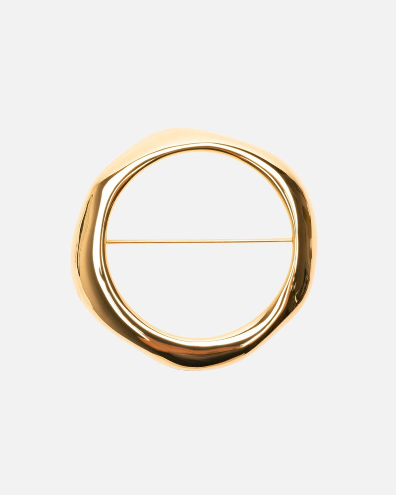 Jil Sander Jewelry O/S New Lightness Brass Pin in Gold