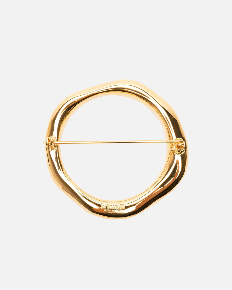 Jil Sander Jewelry O/S New Lightness Brass Pin in Gold