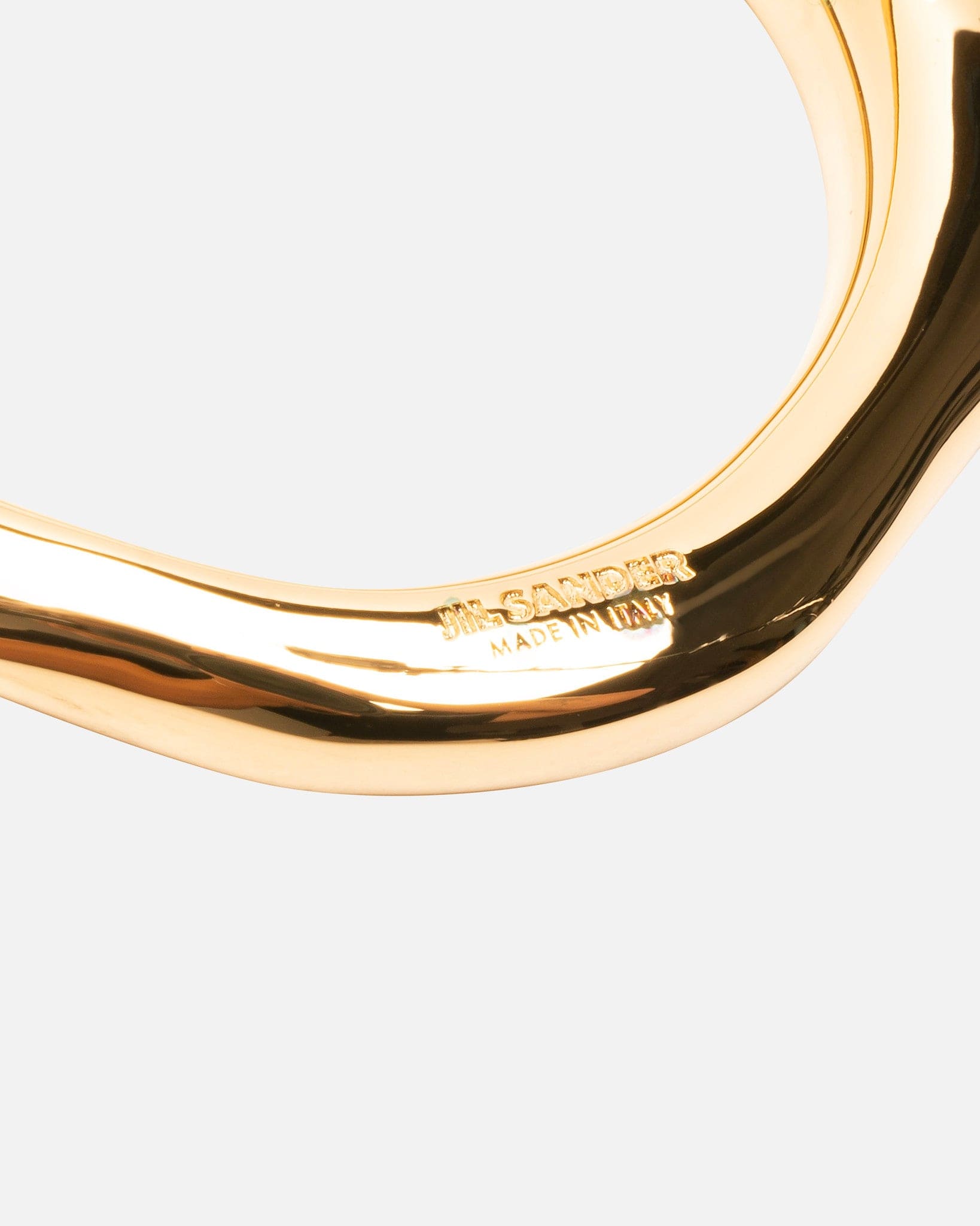 Jil Sander Jewelry O/S New Lightness Brass Pin in Gold