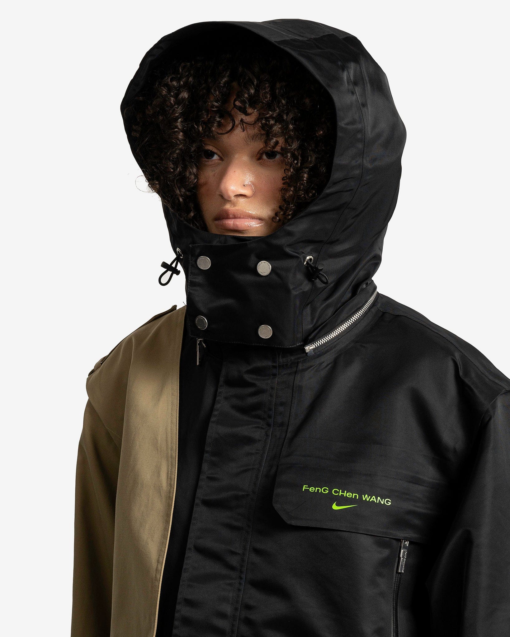Nike Pro x Feng Chen Wang Transform Jacket in Black/Khaki