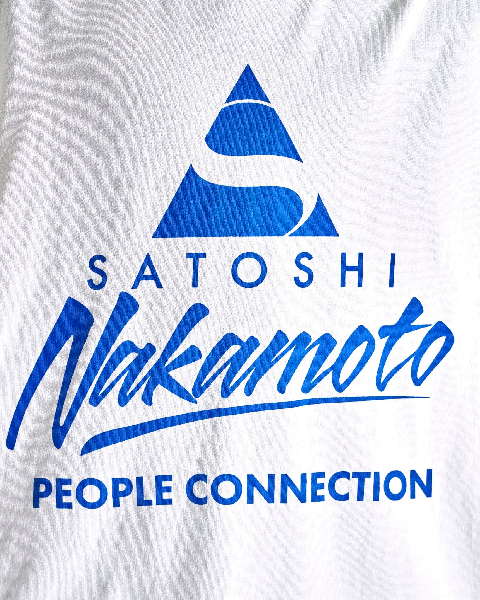 Satoshi Nakamoto Men's T-Shirts Online Graphic Long Sleeve in White