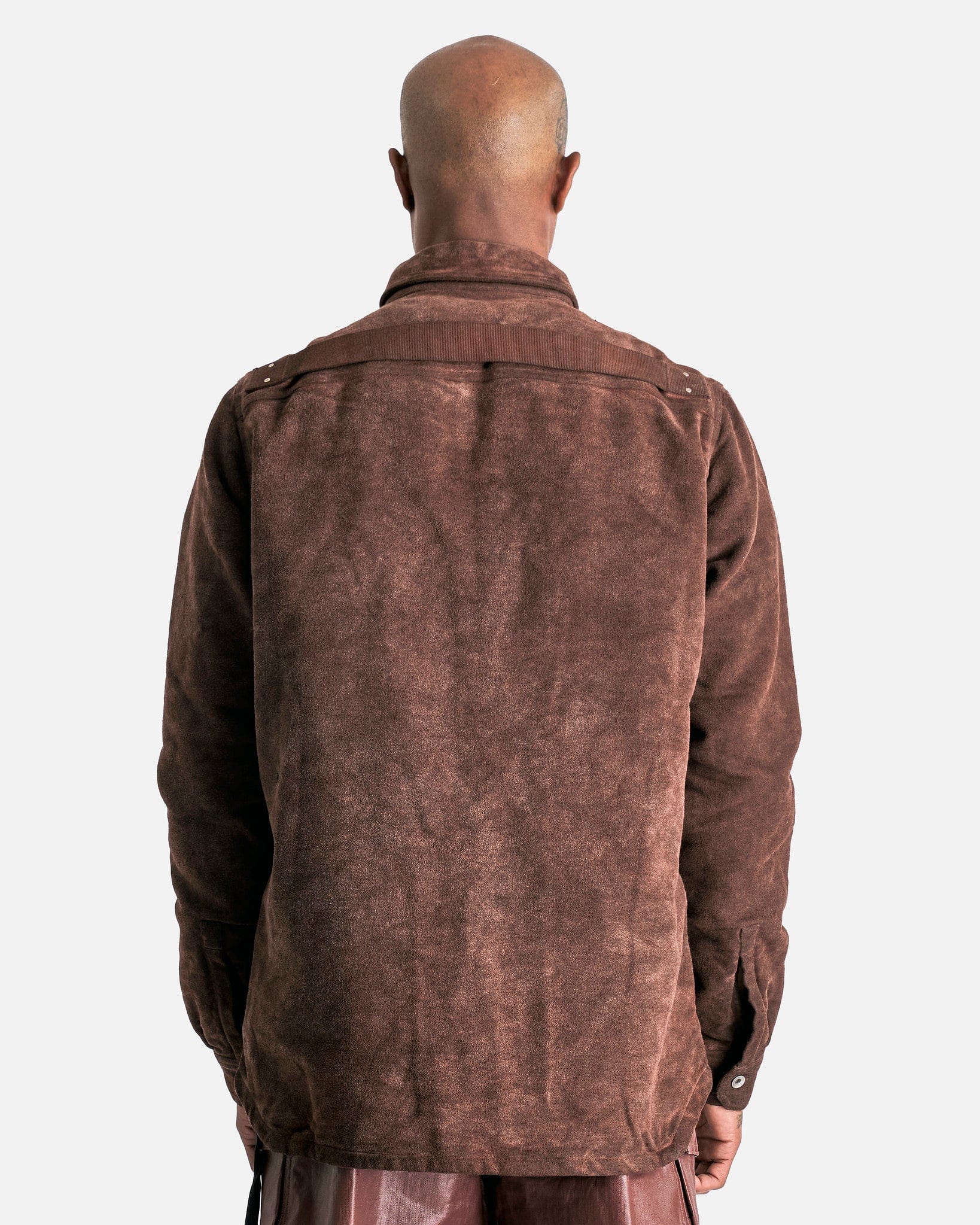 Rick Owens DRKSHDW Men's Shirts Overshirt in Terra