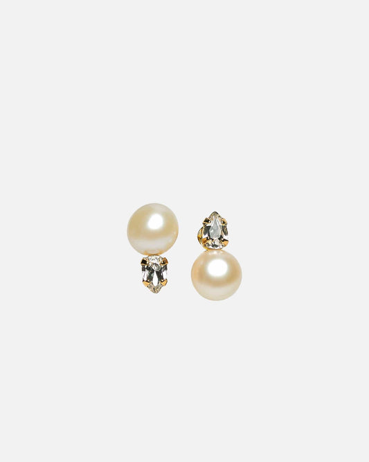 Simone Rocha Jewelry OS Pearl and Crystal Dagger Stud Earrings