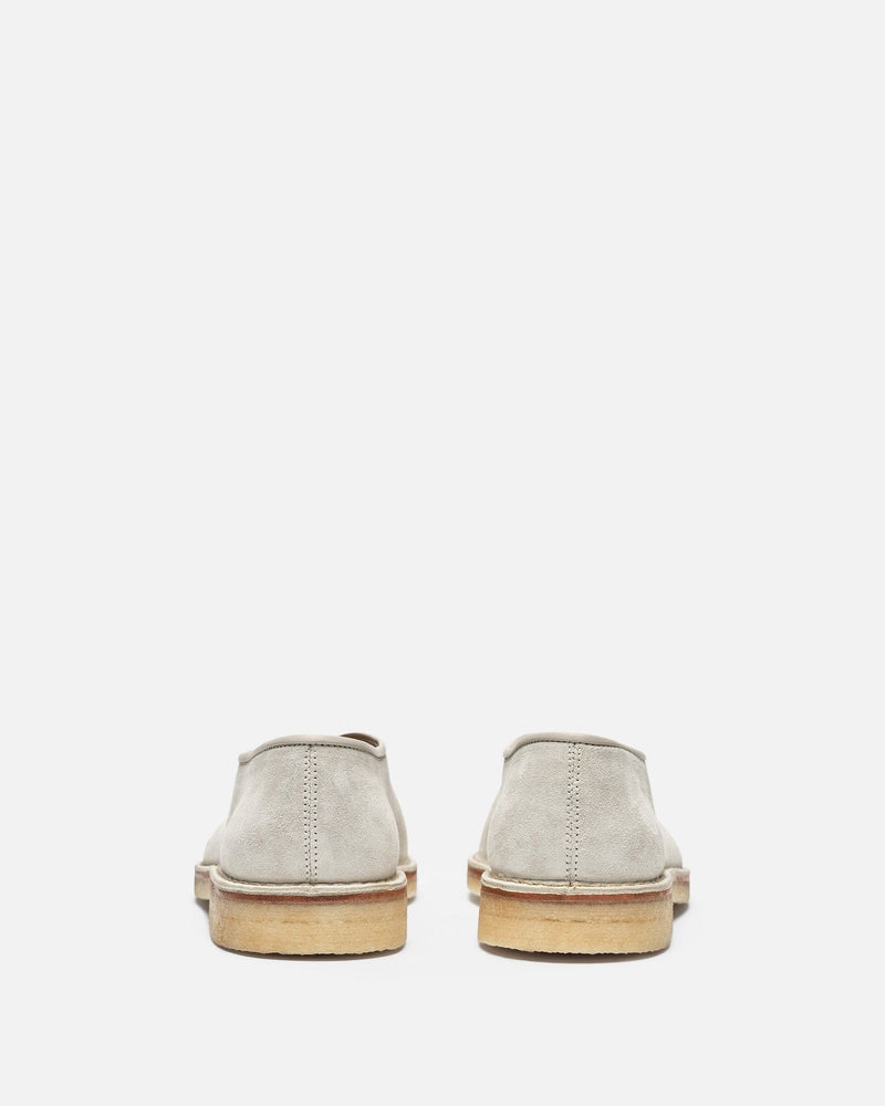 LEMAIRE Men's Shoes Piped Crepe Slippers in Light Pelican Grey