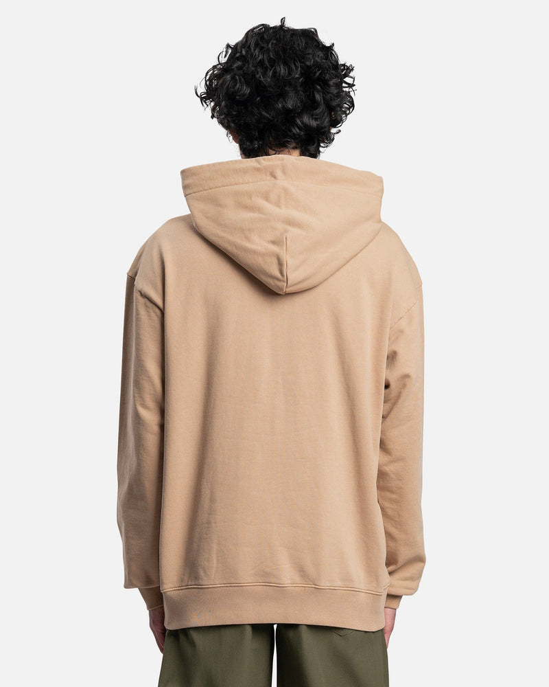 Plant Dye Double Collar Hoodie in Khaki – SVRN