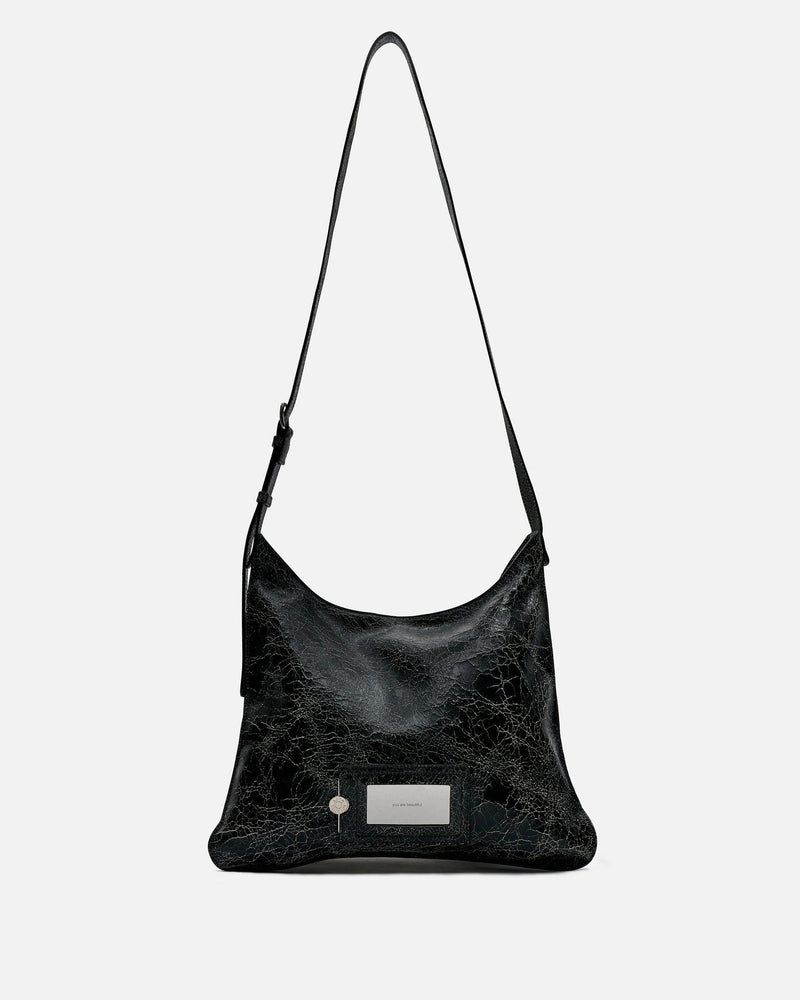 Acne Studios Men's Bags OS Platt Crackle Shoulder Bag in Black