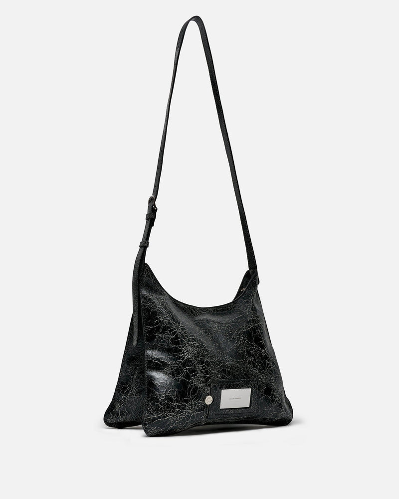 Acne Studios Men's Bags OS Platt Crackle Shoulder Bag in Black