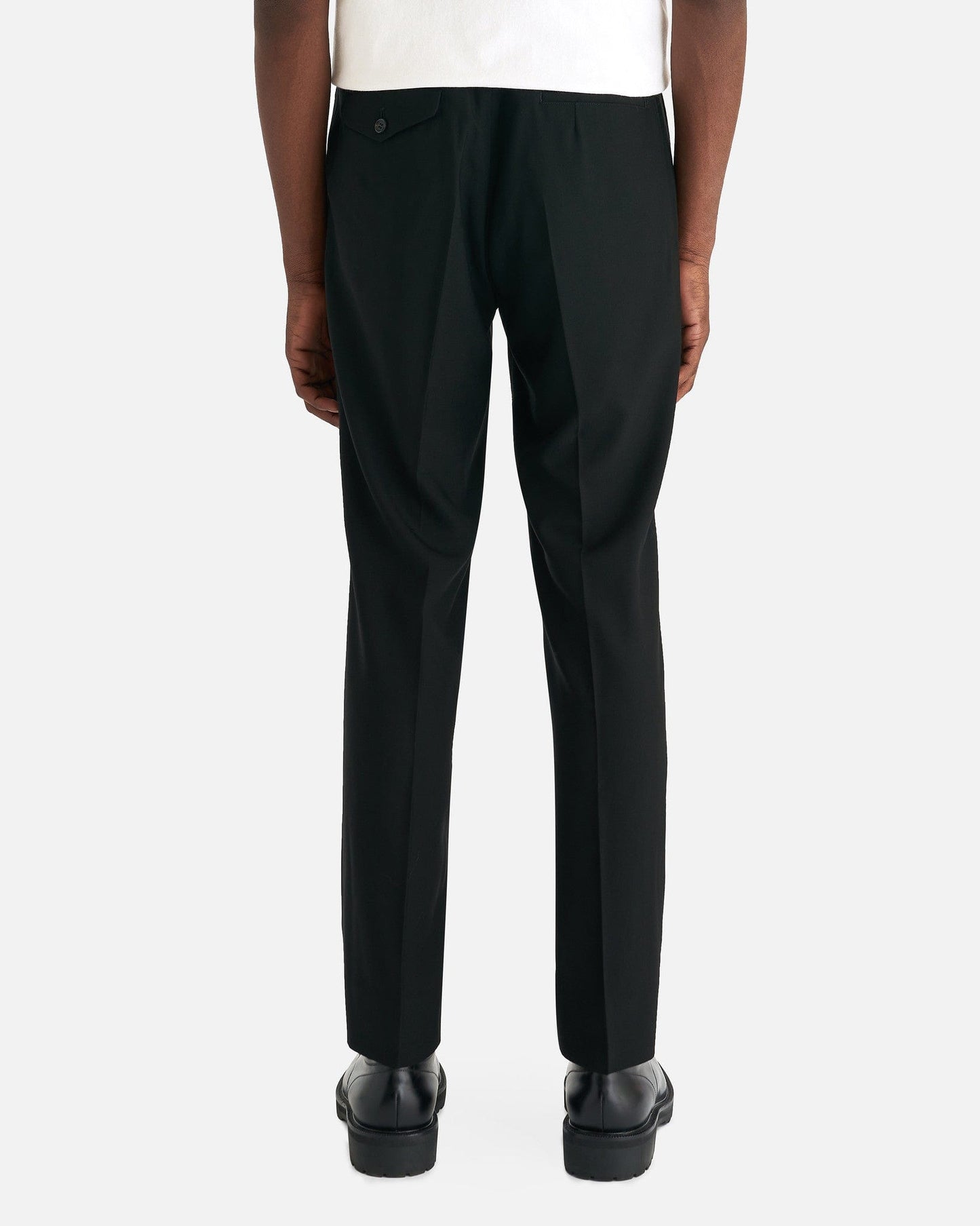 Pleated Trouser in Black