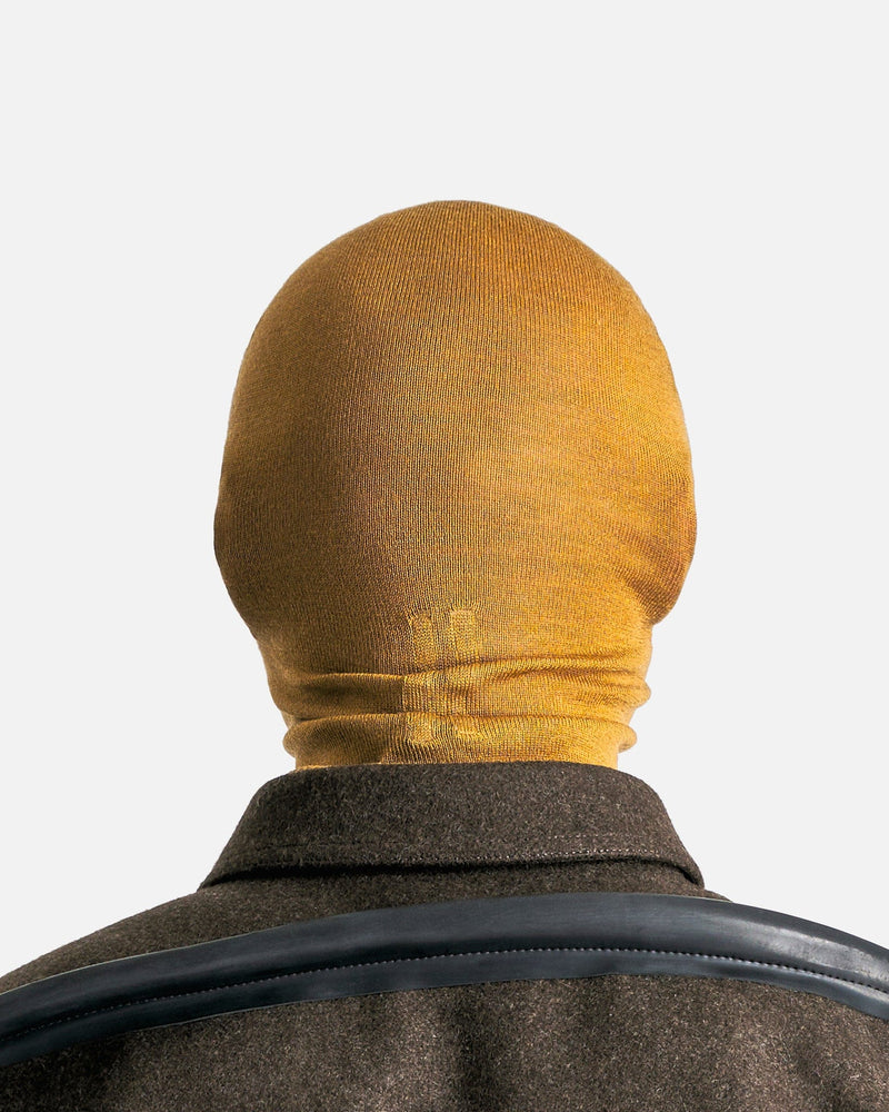 Rick Owens Men's Hats OS Porterville Skull Balaclava in Honey