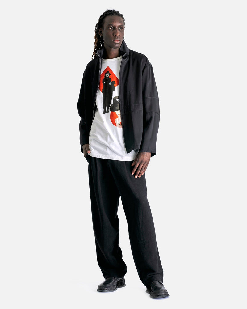 Yohji Yamamoto Pour Homme Men's T-Shirts PT Long Sleeve in Off-White