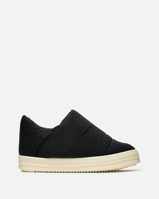 Rick Owens DRKSHDW Men's Shoes Puffer Slip On in Black/Milk