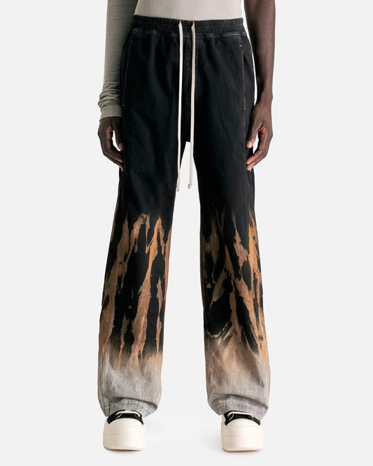 Rick Owens DRKSHDW Men's Pants Pusher Pants in Black/Terra