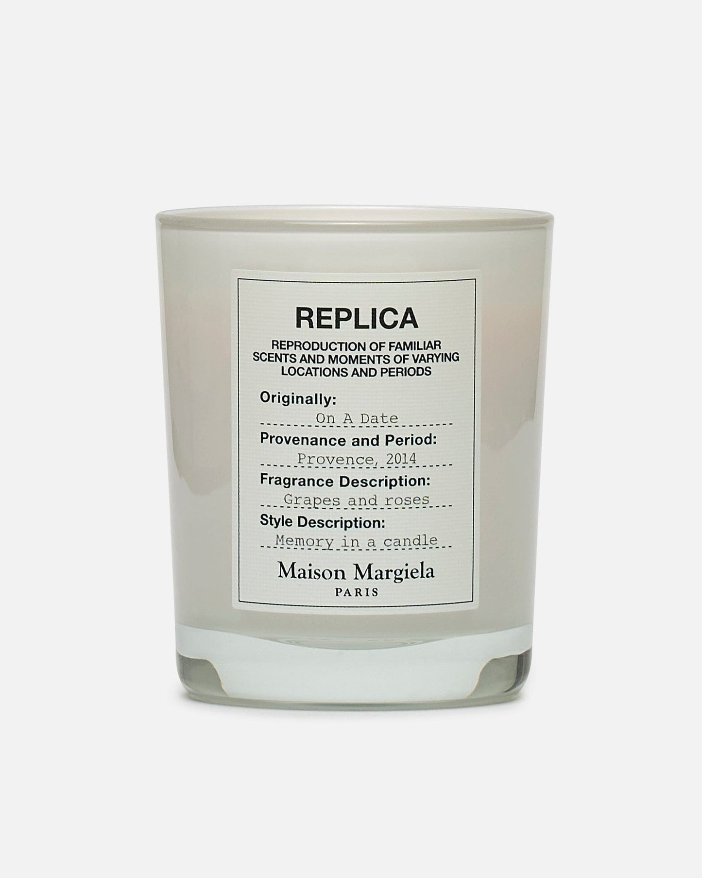 Maison Margiela Apothecary 165g 'REPLICA' On a Date Candle