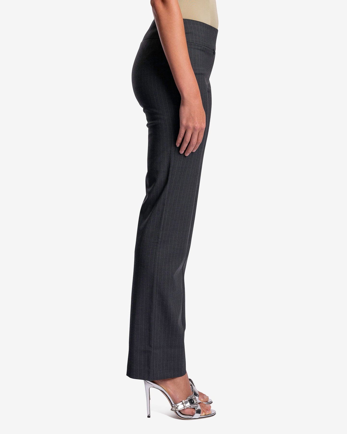 Paloma Wool Women Pants Saba Low Waisted Pants in Dark Grey