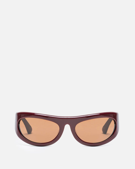 Port Tanger Eyewear OS Safaa Burgundy Acetate/Tobacco Lens