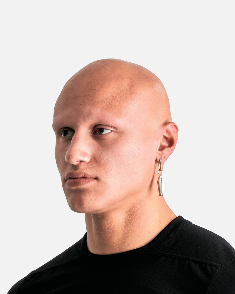 Rick Owens Jewelry OS Sarcophagus Earring in Palladio