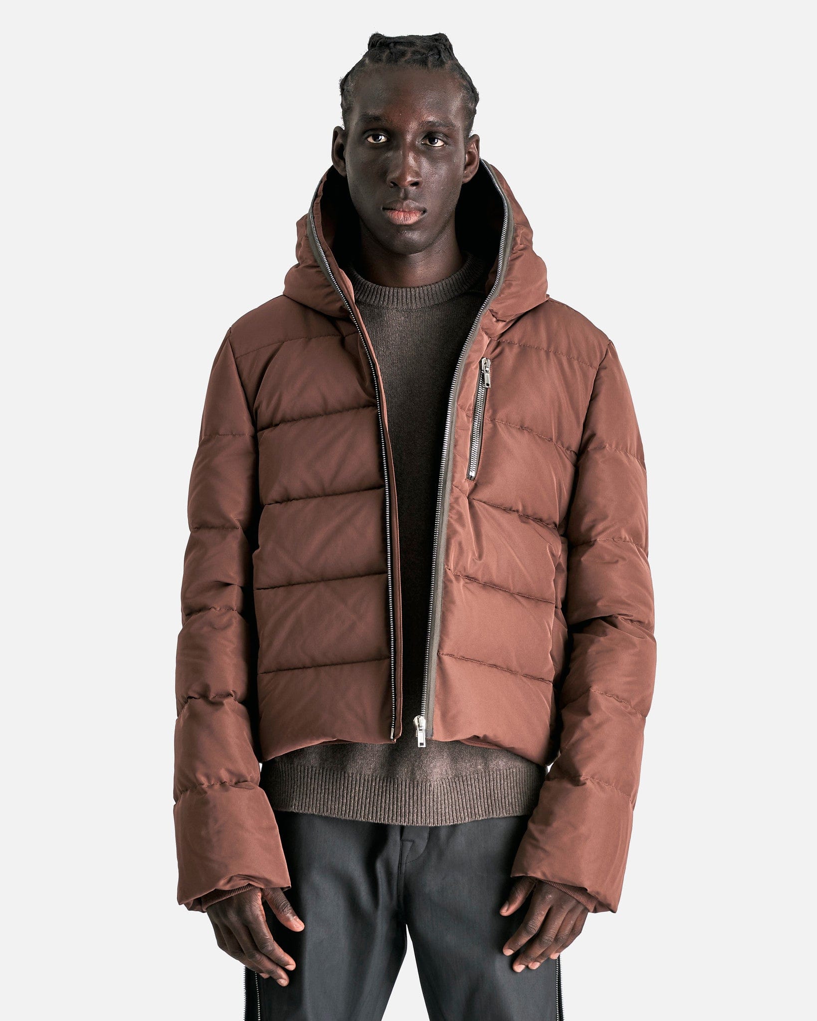 Rick Owens Men's Jackets Sealed Jacket in Throat