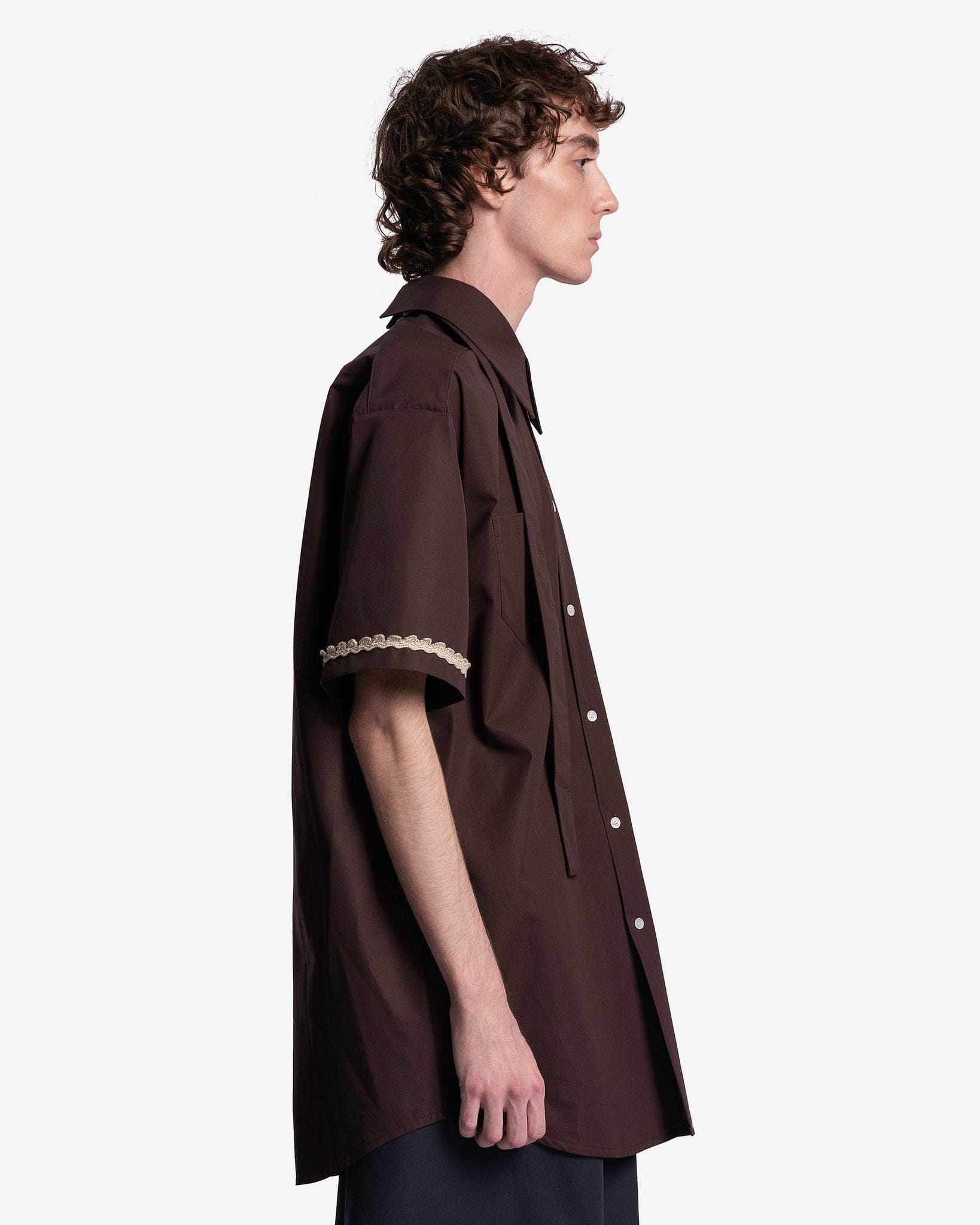 Seber Short Sleeve Shirt in Ganache