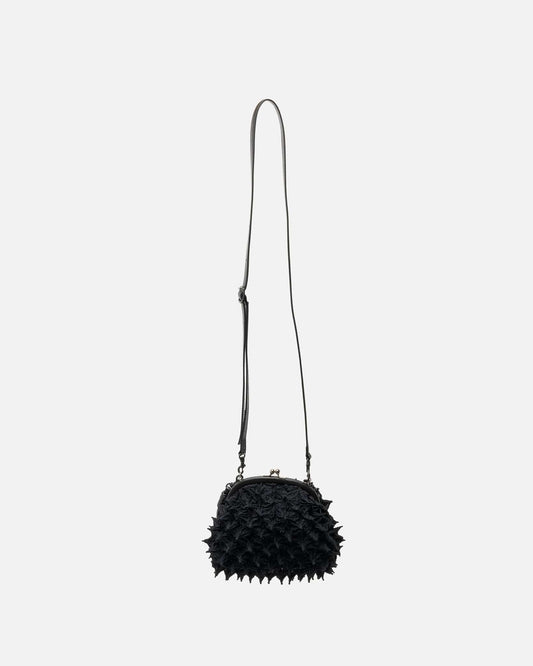 Y's by Yohji Yamamoto Women Bags O/S Shibori Chiffon Clasp in Black