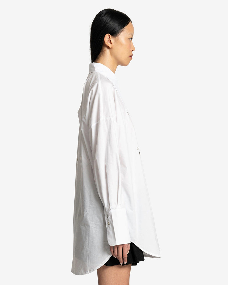 AVAVAV Women Dresses Shirt Dress in White