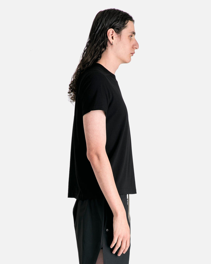 Rick Owens Men's T-Shirts Short Level T in Black