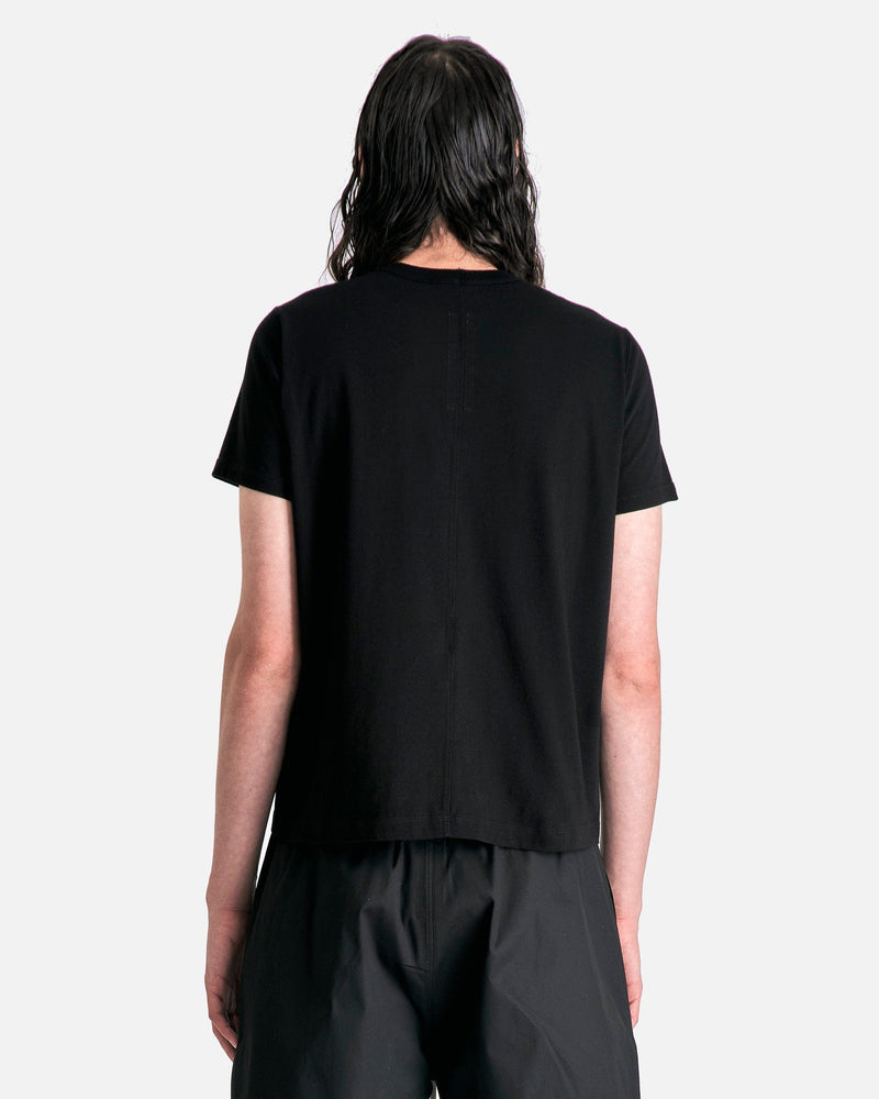 Rick Owens Men's T-Shirts Short Level T in Black