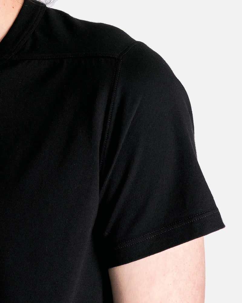 Rick Owens Men's T-Shirts Short Level T in Black