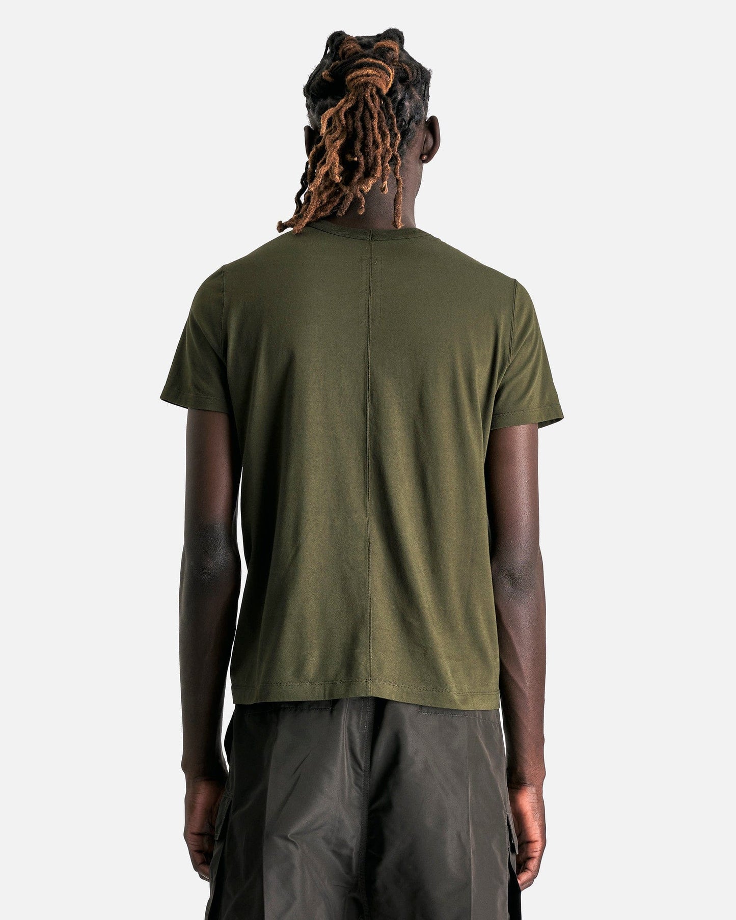 Rick Owens Men's T-Shirts Short Level T in Forest