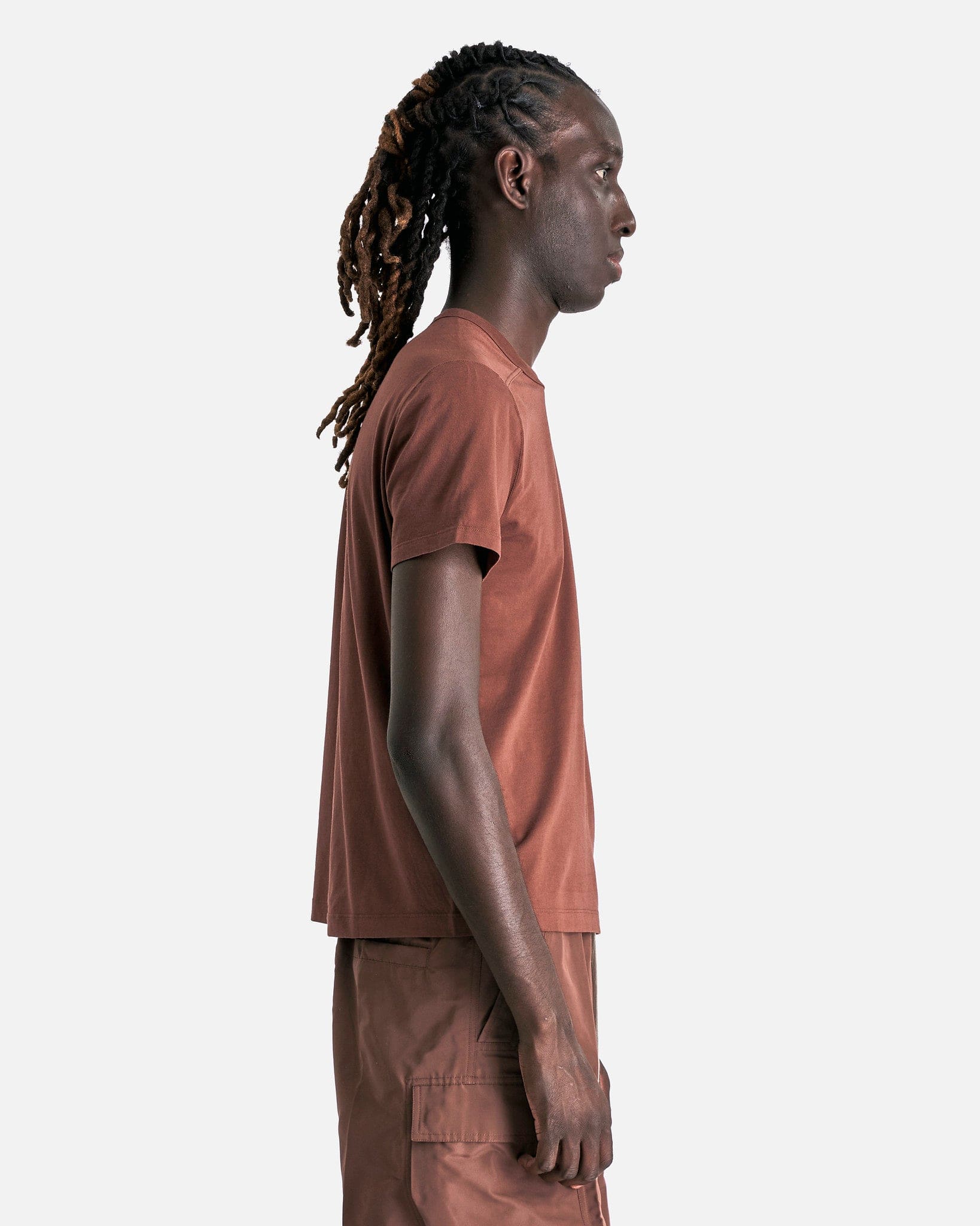 Rick Owens Men's T-Shirts Short Level T in Throat