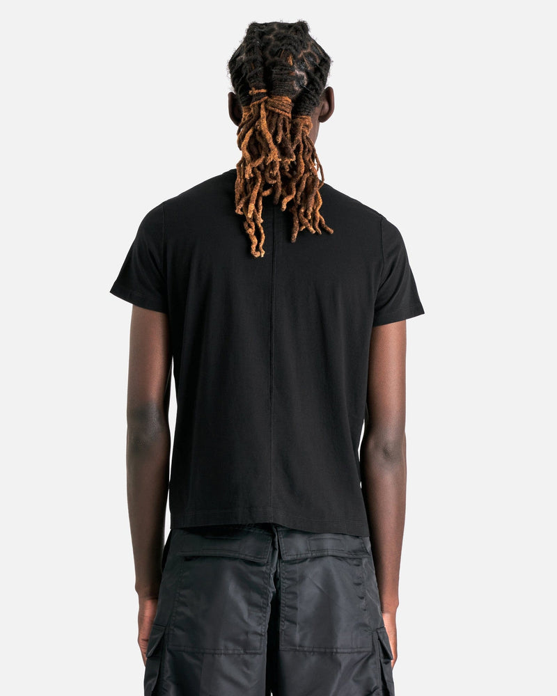 Rick Owens Men's T-Shirts Short Level T-Shirt in Black