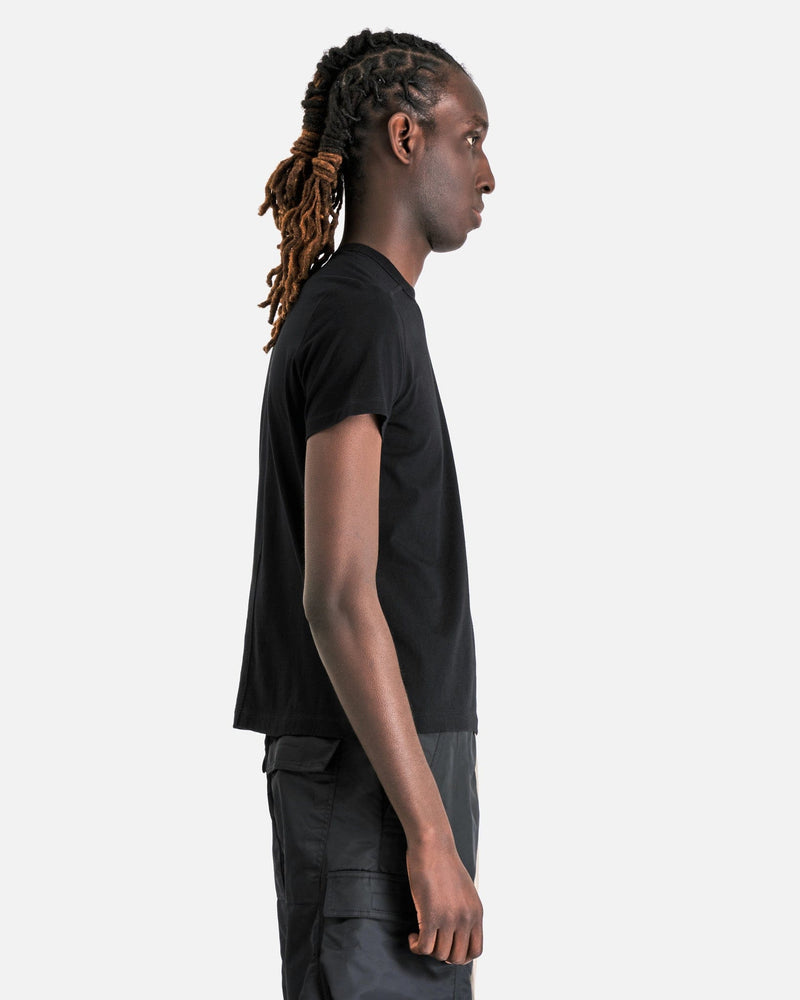 Rick Owens Men's T-Shirts Short Level T-Shirt in Black