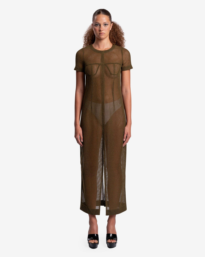 Eckhaus Latta Women Dresses Siren Dress in Kelp