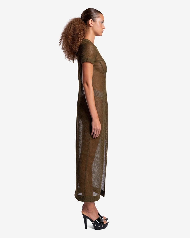 Eckhaus Latta Women Dresses Siren Dress in Kelp