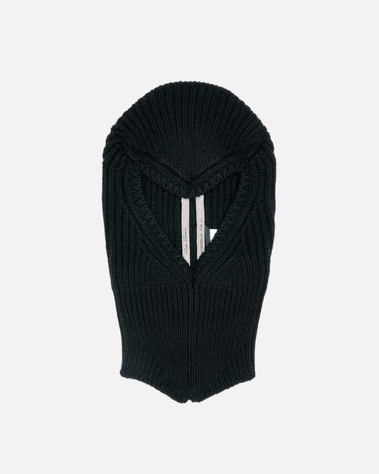 Rick Owens Men's Hats OS Skull Balaclava in Black