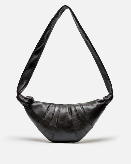LEMAIRE Men's Bags O/S Small Croissant Bag in Dark Chocolate