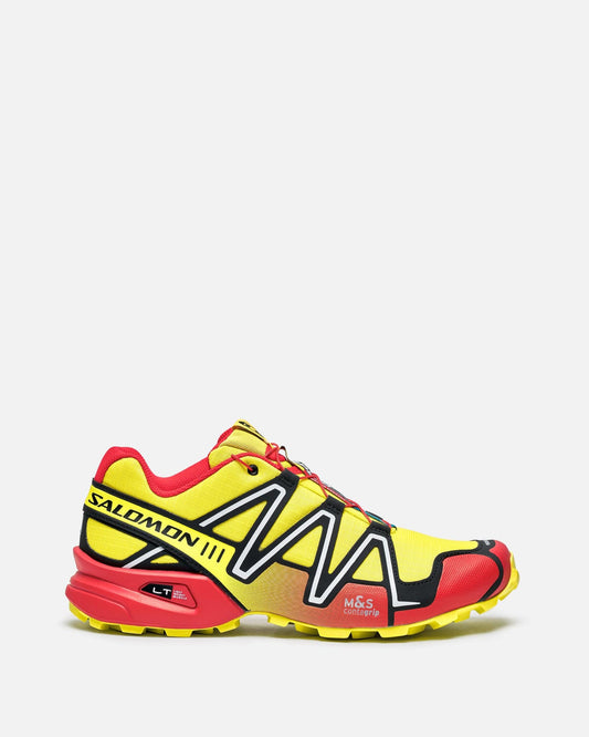 Salomon Men's Sneakers Speedcross 3 in Sulphur Spring/High Risk Red