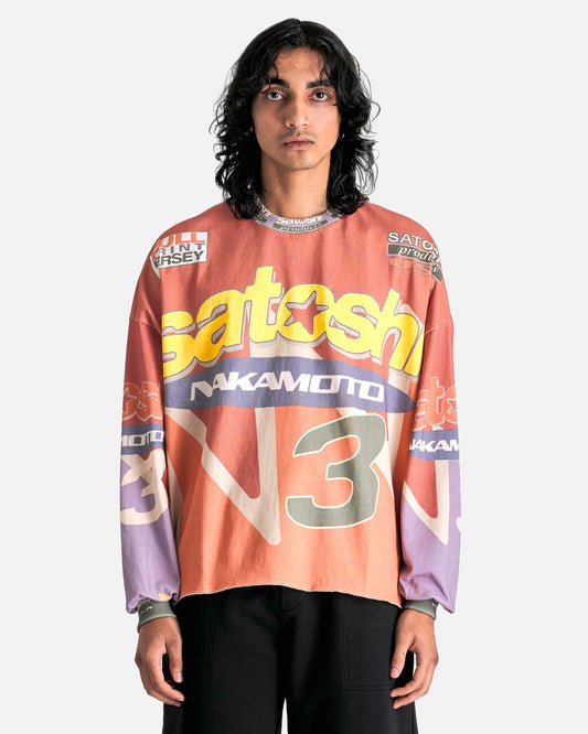 Satoshi Nakamoto Men's Shirts Speedway Longsleeve in Multi