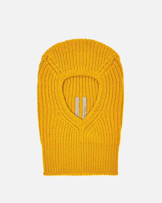 Rick Owens Men's Hats OS Sphinx Skull in Lemon