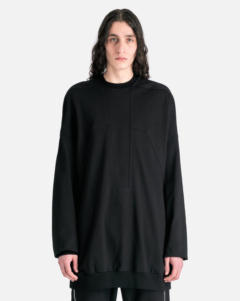 Rick Owens Men's T-Shirts Splintered Peter T-Shirt in Black