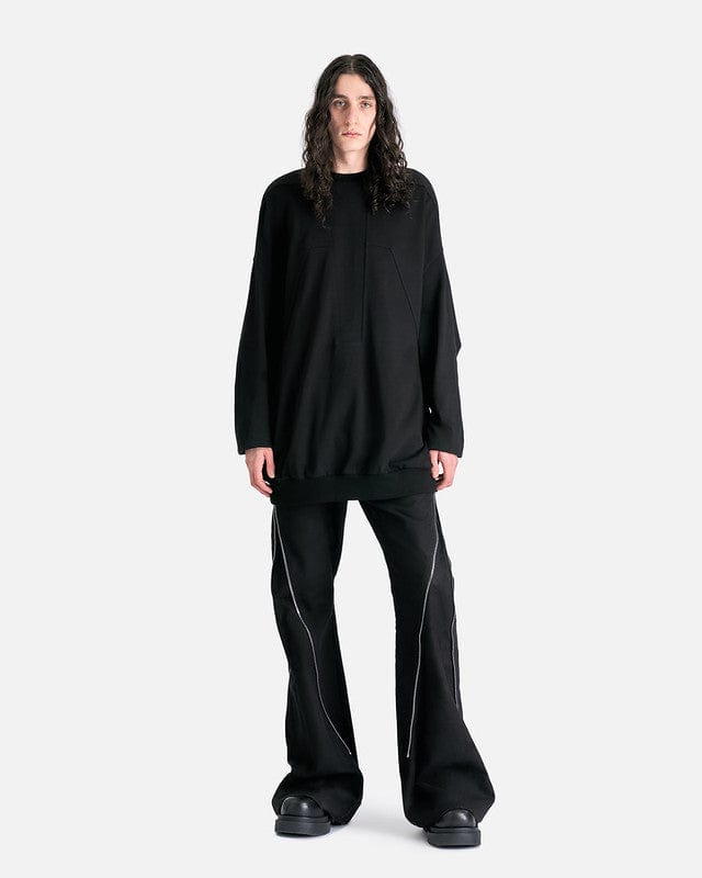 Rick Owens Men's T-Shirts Splintered Peter T-Shirt in Black