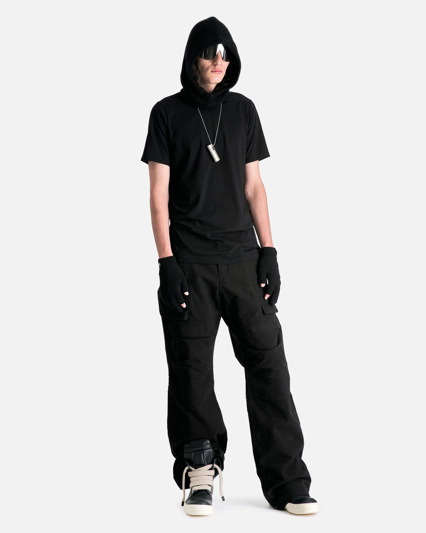 Rick Owens Men's Pants Stefan Cargo in Black