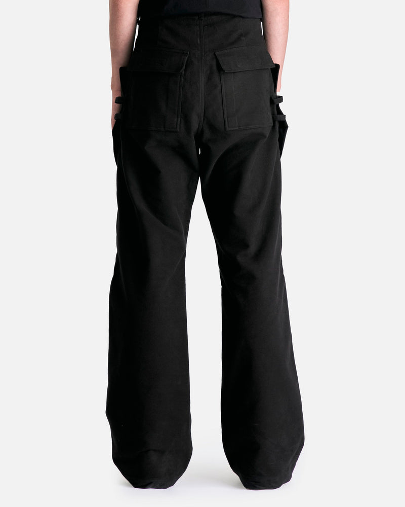 Rick Owens Men's Pants Stefan Cargo in Black