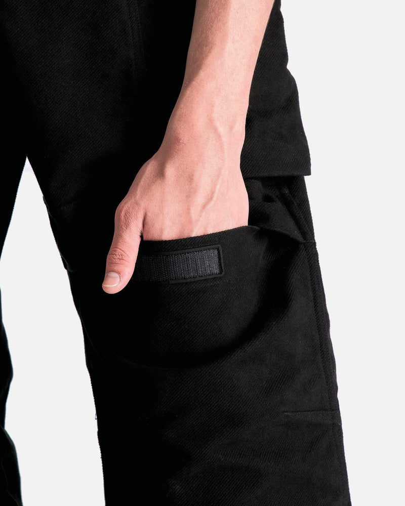 Rick Owens Men's Pants Stefan Cargo in Black