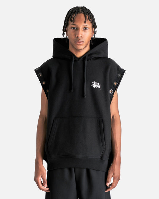 Junya Watanabe Men's Sweater Stüssy Edition Hoodie in Black