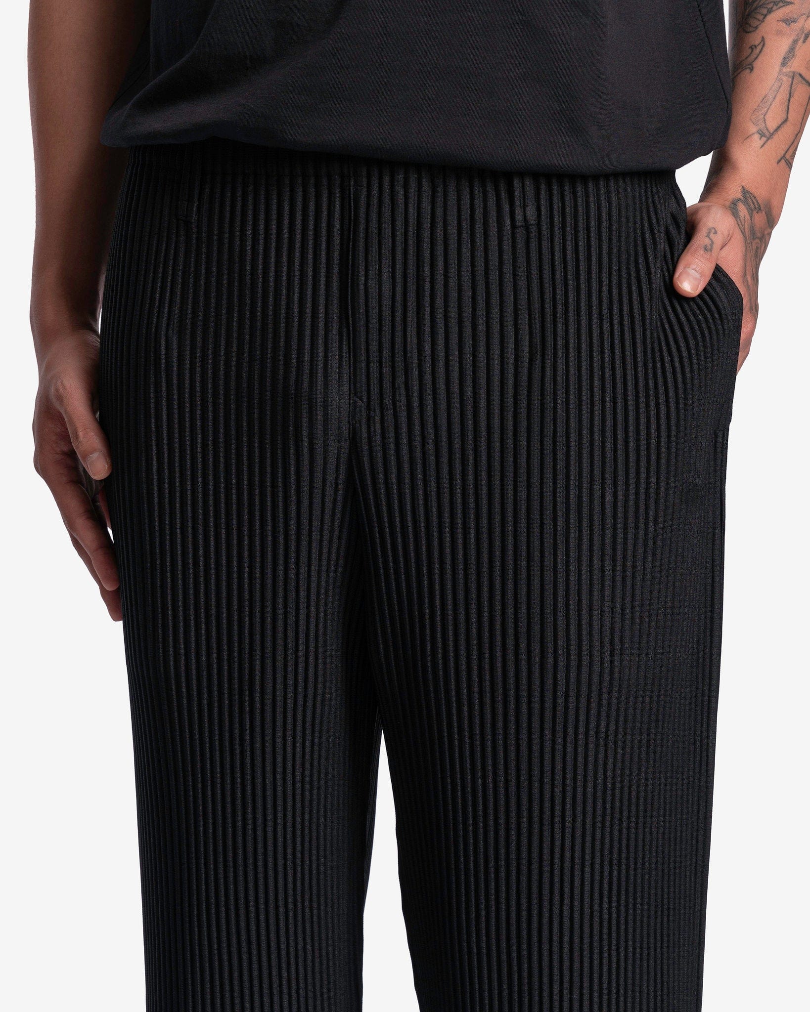 Tailored Pleats 2 Pants in Black