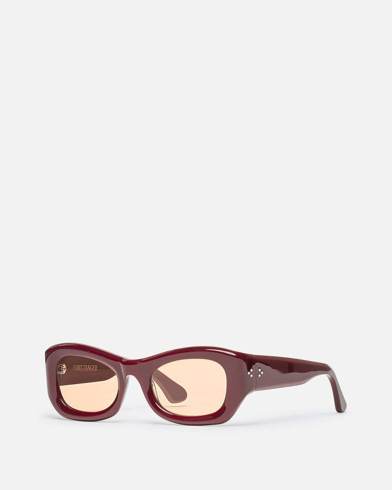 Port Tanger Eyewear OS Tangerine in Burgundy/Amber