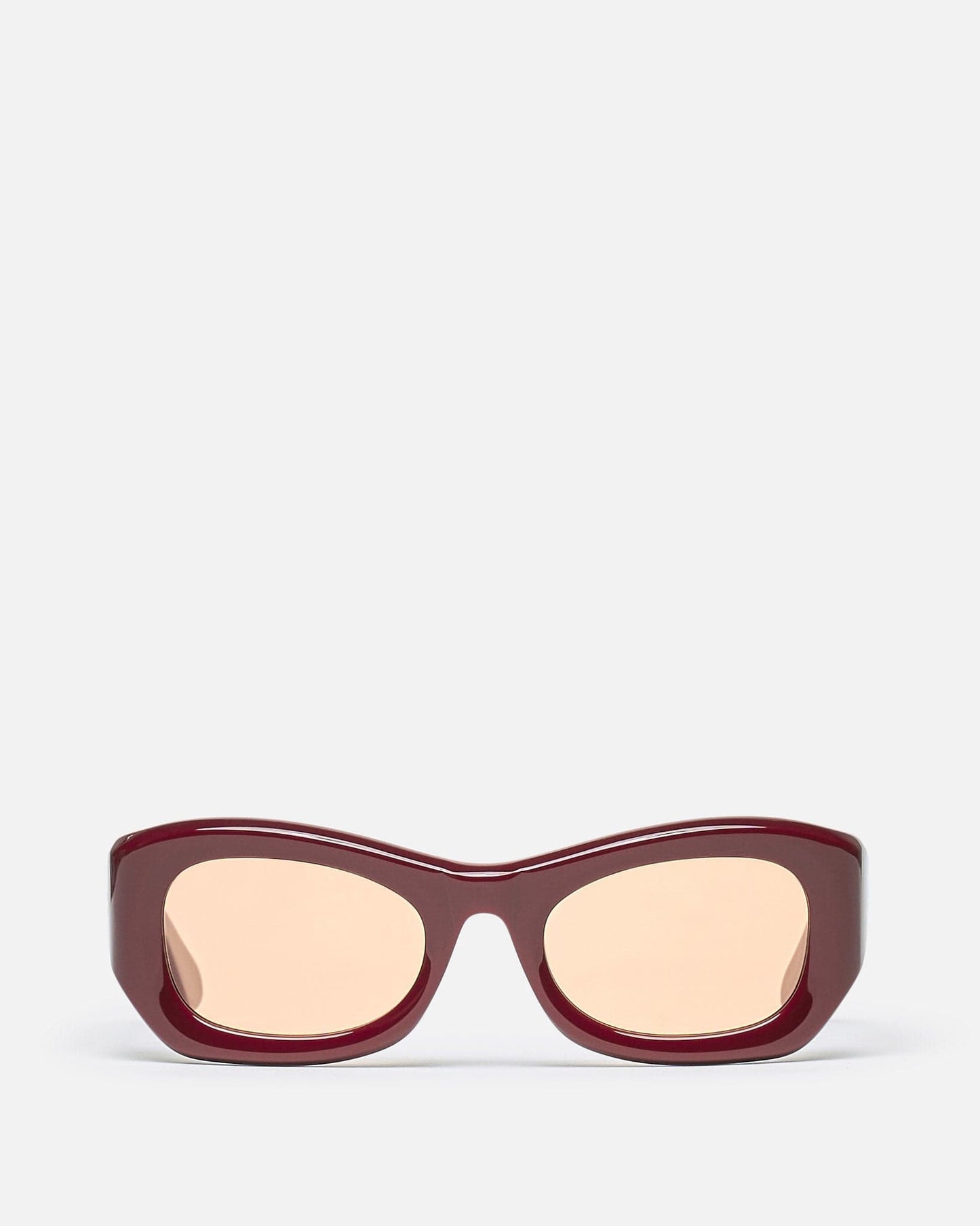 Port Tanger Eyewear OS Tangerine in Burgundy/Amber